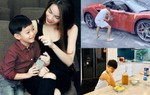 Quý tử nhà Hồ Ngọc Hà mới 10 tuổi nhưng không ngại xắn tay áo rửa xe, nấu ăn