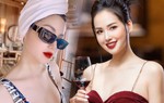 Tâm Tít rạng ngời khi tô son đỏ