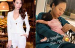Cảnh chăm con của Đàm Thu Trang