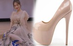 Nỗi khổ của nấm lùn: Hòa Minzy mang giày gần 30cm mới chinh phục được đầm dạ hội thướt tha