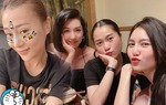 Bình thường tóc tai bồng bềnh, cứ cột lên là Phương Oanh-Lâm Vỹ Dạ lộ trán hói tóc thưa
