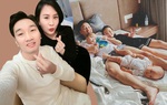 Sinh 2 con cho MC Thành Trung, bà xã Ngọc Hương từng stress, mất ngủ trong 3 tháng đầu