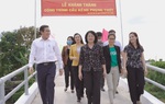 Khánh thành, bàn giao Cầu kênh Phụng Thớt (xã Hậu Mỹ Bắc B, huyện Cái Bè, Tiền Giang)