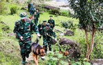 Bộ đội biên phòng quyết tâm thi đua “Lập công dâng Đảng” 