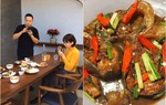 Nữ ca sĩ kho cá cầu kỳ, nửa ngày mới xong