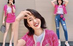 Học Thuý Ngân cách phối đồ xuống phố