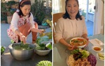 Xếp hàng ở Mỹ mua cá về nấu bún, Hồng Đào còn dụ được trai lạ nấu theo