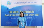 Bà Trần Thị Định tái đắc cử Chủ tịch Hội LHPN tỉnh Nam Định nhiệm kỳ 2021-2026