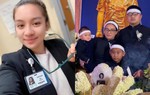 Bức ảnh hiếm hoi thấy rõ mặt con rể và 2 cháu ngoại còn nhỏ của Phi Nhung