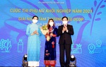 Lễ trao giải Cuộc thi Phụ nữ khởi nghiệp năm 2021 tôn vinh 24 dự án xuất sắc, tiêu biểu 