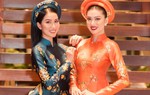 Ngọc Thảo - Phương Anh diện áo dài đôi như hai thái cực