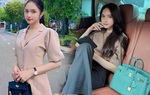 Trở lại sau nhiều tháng ở ẩn, Hương Giang ăn mặc tối giản nhưng liên tục sắm túi "nặng tay"
