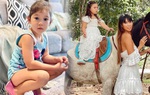 Con gái Hà Anh mang giày cao gót, ngồi thôi cũng toát lên thần thái siêu mẫu nhí