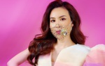 Hoa hậu Hoàng Dung hợp với style nhẹ nhàng, lãng mạn vào mùa xuân