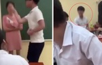 Clip nam sinh tát cô giáo trên lớp: Sự việc có thật diễn ra tại Hà Nội