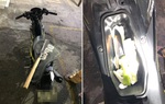 Truy bắt nhóm đối tượng vi phạm giao thông mang theo đao để chống trả