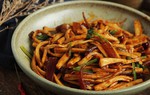 Nấm đùi gà xào chay đơn giản mà ngon, thơm nức mũi ngày Rằm tháng Giêng