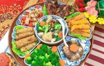 Chị em khoe mâm cỗ cúng Rằm tháng Giêng, người ngập món ngon, người làm đẹp như nghệ nhân
