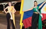 "Lên đồ" xuất trận Miss Grand, Á hậu Ngọc Thảo trùng ý tưởng với cựu Hoa hậu Hoàn vũ