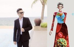 Nhật Dũng thiết kế áo dài mang thông điệp chống Covid-19