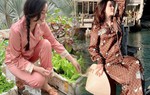 Bảo Thy làm vườn mang dép 15 triệu, đi biển mặc pyjamas giá cao ngỡ ngàng