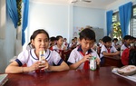 4 năm triển khai, sữa học đường tỉnh Bến Tre “được lòng” cả thầy trò, phụ huynh