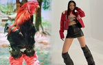 Chi Pu thử sức với style cắt áo phao làm giày