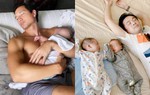 Muôn kiểu "gục ngã" lúc trông con của các ông bố Vbiz: Dương Khắc Linh "thấy thương" hơn Kim Lý