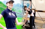 Tập cùng lúc 4 môn thể thao bảo sao cô nàng này lại thành ngọc nữ đẹp nhất VTV