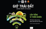 Bộ Tài nguyên Môi trường: Chiến dịch Giờ Trái đất năm 2021