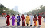 Phụ nữ Bắc Ninh hưởng ứng “Tuần lễ Áo dài” năm 2021