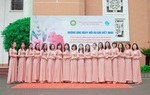 Phụ nữ Học viện An ninh nhân dân duyên dáng 
hưởng ứng “Tuần lễ Áo dài” 