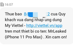Người tiêu dùng phản ánh bị người lạ đăng nhập vào ứng dụng My Viettel