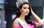 Đại diện Thái Lan "áp đảo" tại Miss Universe với núi đồ hiệu 
