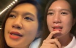 Minh Hà lộ da mụn lấm tấm vẫn xinh đẹp ngời ngời dù chẳng trang điểm nhiều