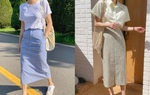 Kiểu chân váy gái Hàn đang mix với mọi mẫu áo mùa Hè