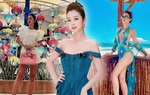 Jennifer Phạm xúng xính váy áo khéo tôn dáng, đến túi Hermes cũng lu mờ trước đôi chân ngọc ngà