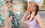 Bóng hồng 3 con đọ body với Lệ Quyên
