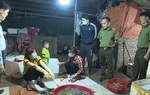 Đột kích cơ sở bơm tạp chất vào tôm để tăng trọng lượng