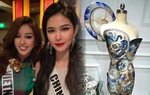 Trước thềm Bán kết, Khánh Vân tung thiết kế độc, lấy cảm hứng từ chén dĩa