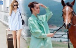 Midu quyến rũ khi phối áo sơmi rộng thùng thình với "quần tàng hình"