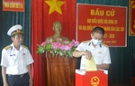 Bà Rịa-Vũng Tàu hoàn thành công tác bầu cử sớm trên biển