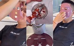 Cộng đồng mạng bất bình vì hot Tiktoker bắt chồng đắp mặt nạ như tra tấn