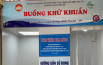 Hội LHPN phường Ngọc Khánh lắp đặt buồng khử khuẩn phục vụ bầu cử 