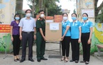 Phụ nữ Hưng Yên tặng 110 thùng mì tôm, gần 10.000 khẩu trang phòng chống dịch Covid-19
