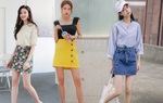 Ghi điểm tuyệt đối khi phối chân váy ngắn với 4 kiểu giày dép này