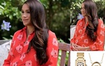 Diện váy 40 triệu nhưng bà bầu Meghan Markle đeo đồng hồ nửa tỷ