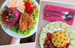 Những bữa trưa bày ra đĩa đẹp như ăn hàng của 9x 