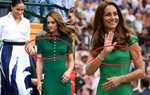 Công nương Kate lại đi vào "vết xe đổ": 2 lần diện váy xanh đều gây hiểu lầm tai hại