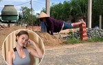 Về quê làm "phụ hồ", Trường Giang có hành động quái dị, hóa ra liên quan đến Lan Ngọc